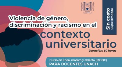 Curso: Violencia de género, discriminación y racismo en el contexto universitario