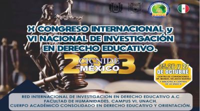 X Congreso Internacional y VI Congreso Nacional de Investigación en Derecho Educativo