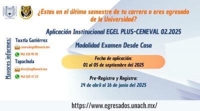 Examen General de Egreso de Licenciatura (EGEL) - Modalidad Examen desde casa 02.2025