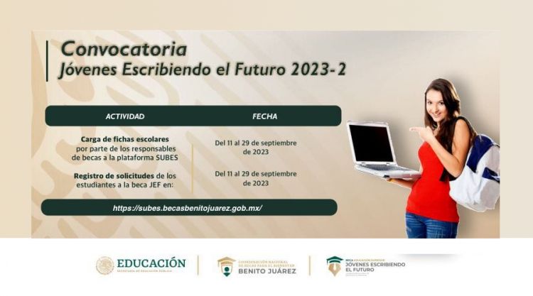 Convocatoria Jóvenes Escribiendo el Futuro 2023-2