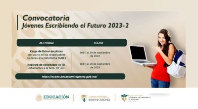 Convocatoria Jóvenes Escribiendo el Futuro 2023-2