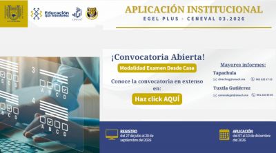 Examen General de Egreso de Licenciatura (EGEL) - Modalidad Examen desde casa 03.2026