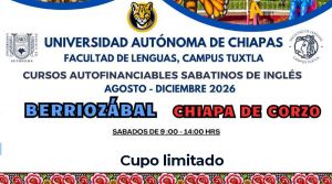 Programa de ingl&eacute;s "English For Young Learners" (EFYL) sedes Berrioz&aacute;bal y Chiapa de Corzo