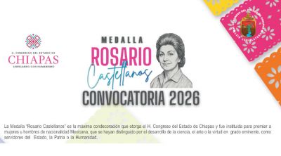 Medalla Rosario Castellanos. Convocatoria 2026