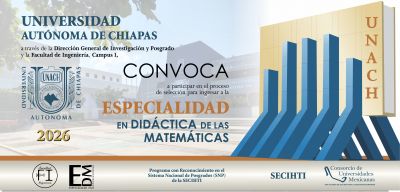 Especialidad en Didáctica de las Matemáticas