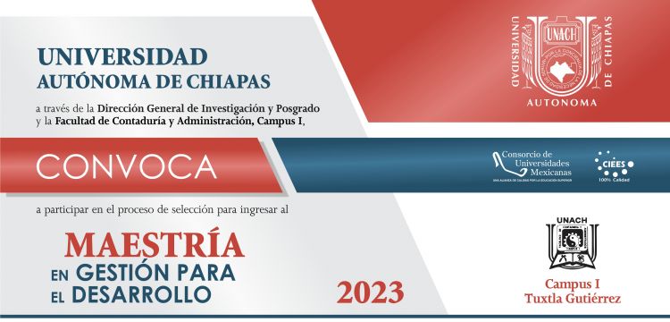 Maestría en gestión para el desarrollo