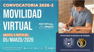 Convocatoria Movilidad Virtual 2026-B