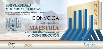 Maestría en ingeniería con formación en construcción
