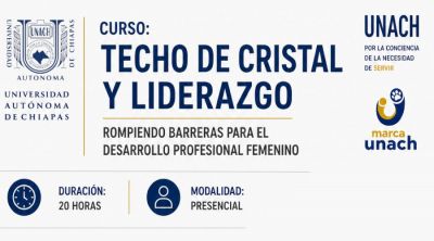 Curso: techo de cristal y liderazgo rompiendo barreras para el desarrollo profesional femenino