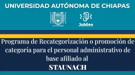 Programa de Recategorización o promoción de categoría para el personal administrativo de base afiliado al STAUNACH