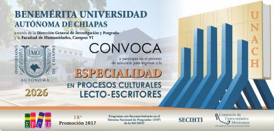 Especialidad en Procesos Culturales Lecto-Escritores
