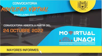 Convocatoria de Movilidad Virtual Académica Enero-Junio 2023