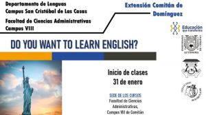 Cursos de inglés, Escuela de Lenguas San Cristóbal Extensión Comitán