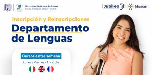 Cursos de idiomas agosto - diciembre 2025, Escuela de Lenguas Tapachula