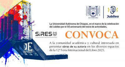 Registro como persona autora en la 12a. Feria Internacional del Libro UNACH