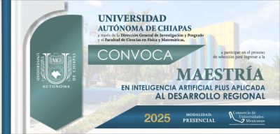 Maestr&iacute;a en Inteligencia Artificial Plus Aplicada al Desarrollo Regional Modalidad Presencial