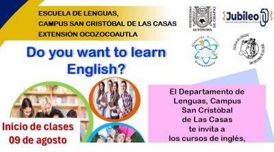 Cursos Sabatinos, Escuela de Lenguas San Cristobal Extensión Ocozocoautla