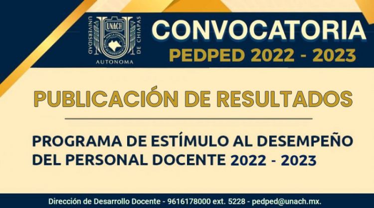 Resultados PEDPED 2022 - 2023
