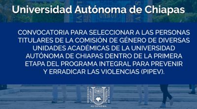 Convocatoria para Seleccionar a las Personas Titulares de la Comisión de Género