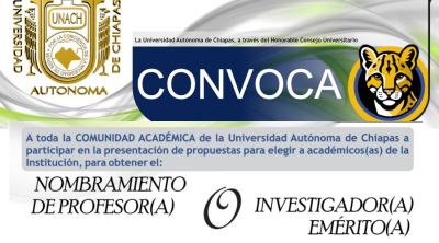 Convocatoria para la presentación de propuestas para elegir a académicos(as) para obtener el nombramiento de profesor(a) o investigador(a) emérito(a)