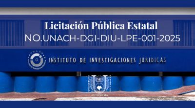 Licitación Pública Estatal No. UNACH-DGI-DIU-LPE-001-2025
