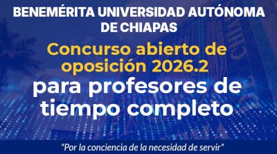 Concurso abierto de oposici&oacute;n 2026.2 para profesores de tiempo completo
