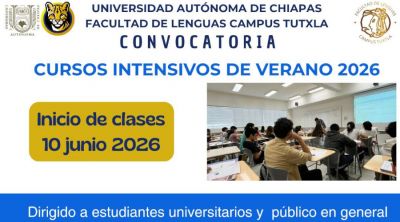 Convocatoria para cursos intensivos de ingl&eacute;s - Verano 2026
