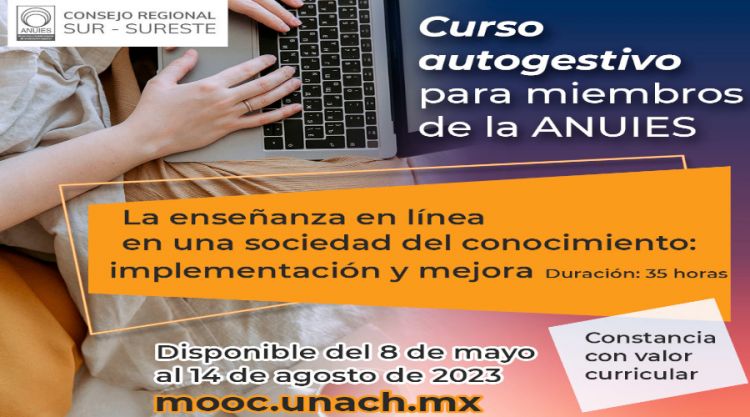 Curso autogestivo: La enseñanza en línea en una sociedad del conocimiento implementación y mejora