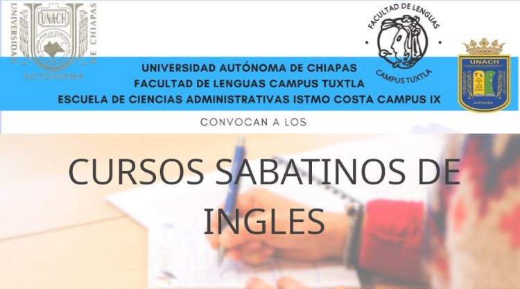 Cursos sabatinos de ingles - Tonalá