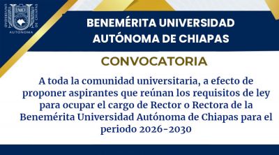 Convocatoria rectoría 2026 - 2030