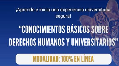 Curso autogestivo &ldquo;conocimientos b&aacute;sicos sobre derechos humanos y universitarios&rdquo;