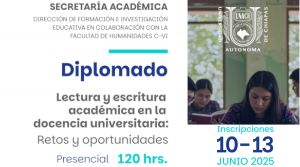 Diplomado: Lectura y escritura académica en la docencia universitaria: retos y oportunidades