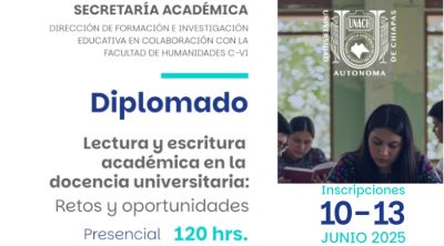 Diplomado: Lectura y escritura académica en la docencia universitaria: retos y oportunidades