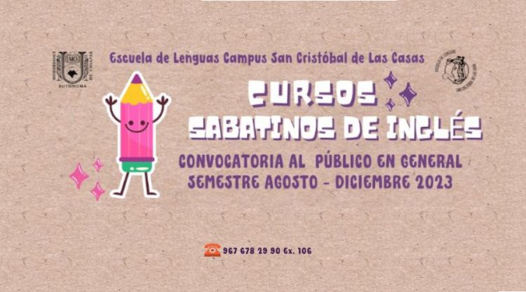 Cursos sabatinos de ingles - Escuela de Lenguas San Cristóbal