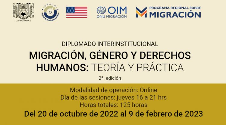 Diplomado: “Migración, Género y Derechos humanos: teoría y práctica”