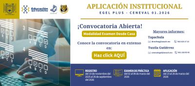 Examen General de Egreso de Licenciatura (EGEL) - Modalidad Examen desde casa 01.2026