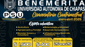 Convocatoria Profesional Superior Universitaria (PSU), Se extiende el plazo hasta el 6 de enero de 2026