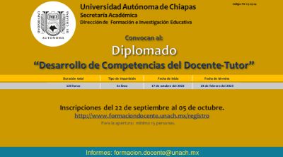 Diplomado Desarrollo de Competencias del Docente - Tutor