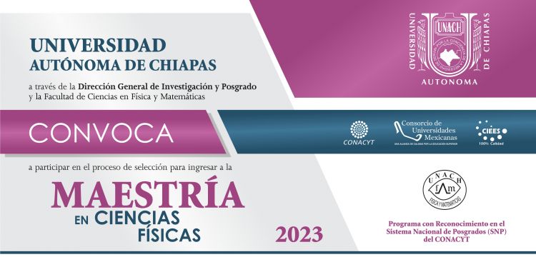 Maestría en Cienciás Físicas
